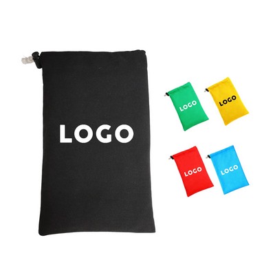Canvas Drawstring Storage Pouch