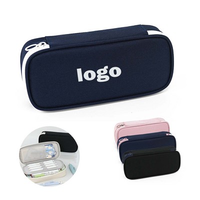 Minimalist large capacity pencil case