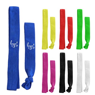 Full Color Elastic Knotted Hair Tie