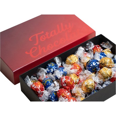 Lindt Moments: 18-Piece Lindor Truffle Gift Set with Luxury Custom Packaging