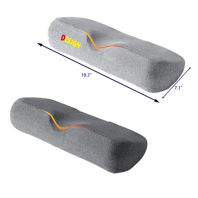 Pain Relief Sleeping Memory Foam Neck Bolster Pillow