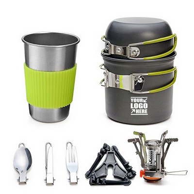 Camping Cookware Cups Set
