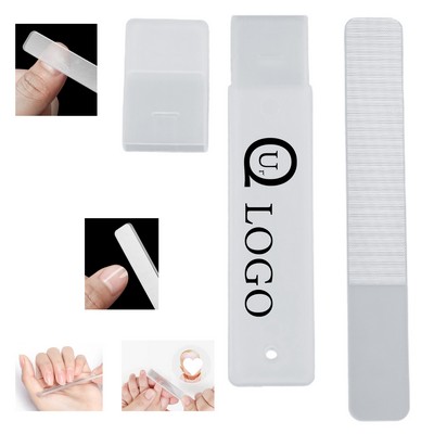 Glass Nail File Buffer With Case