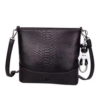 Large-Capacity Vintage Soft Pu Leather Crossbody Bag