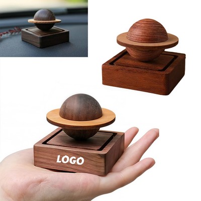 Black Walnut Mini Planet Creative Diffuser Home & Car Decorative Ornament