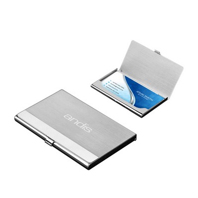 Satin Mirror Business Card Holder