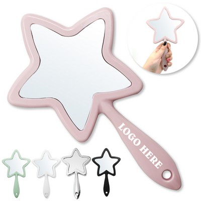 Star-Shaped Handheld Mirror