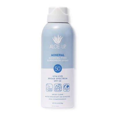 Aloe Up Mineral SPF50 Spray 4.5oz