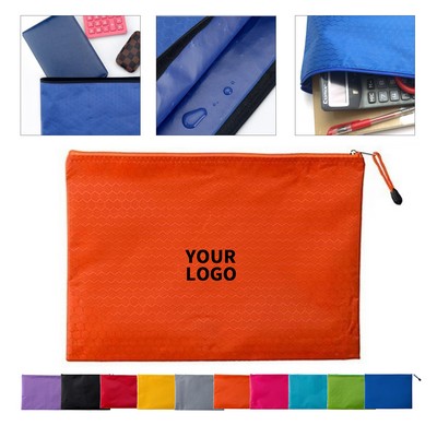 Oxford Cloth Zippered Pencil Case A6 Size