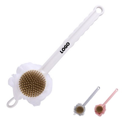 Double Sided Long Handle Shower Brush