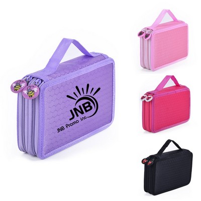 35-Slot Double-Layer Large Capacity Pencil Case