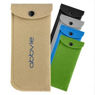 Felt Cloth Sunglasses Cover