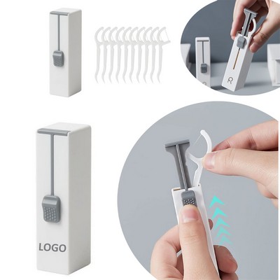 Auto-Dispense Floss Holder with 10 Refills