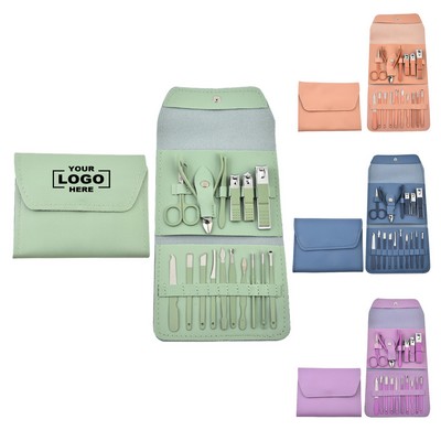 16-Piece Stainless Steel Manicure Set