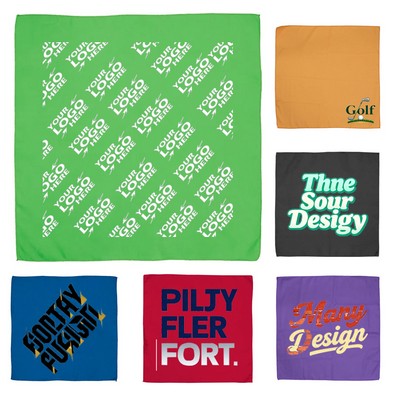 Headband And Neck Wear Bandana 22" X 22"