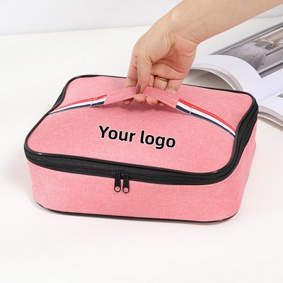 Insulated Lunch Box Bag w/ Aluminum Foil Lining