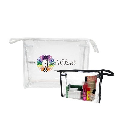 Clear Cosmetic Travel Carrier Bag