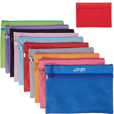 A4 Document Pouch with 2 Pockets