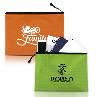 A4 Size Document Holder Zipper Pouch