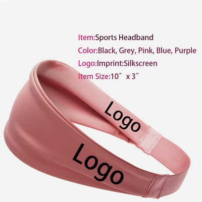 Custom Quick Drying Resilient Nylon Ice Silk Cooling Headband