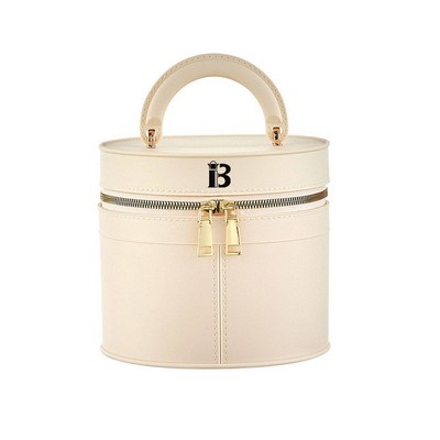 Portable waterproof hand-held cosmetic bag for business trip