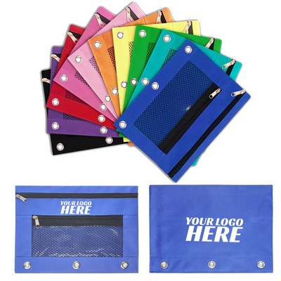 3 Ring Binder Pencil Bag