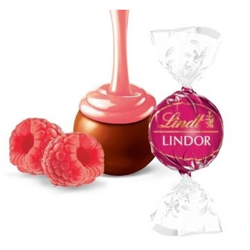 Raspberries & Creme LINDOR Truffles Bulk Pack (800 Pieces)