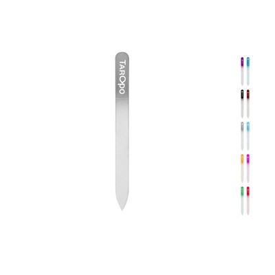 3 1/2" Dual-Color Gradient Glass Nail File