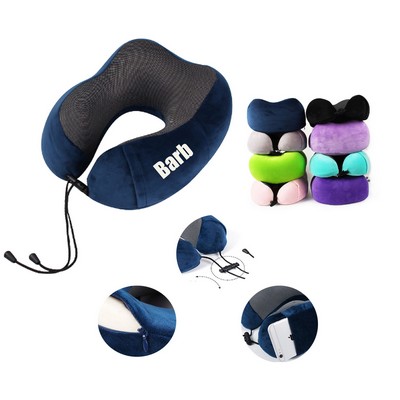 Portable U-Shape Memory Foam Pillow