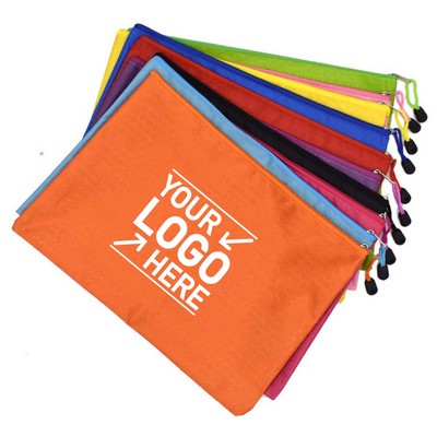 A4 Waterproof Zipper File Bags