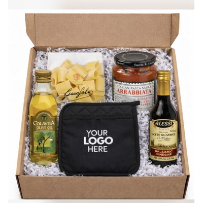 Italian Pasta Night Gift Box with Olive Oil & Vinegar