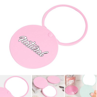Mini Folding Portable Makeup Round Mirror