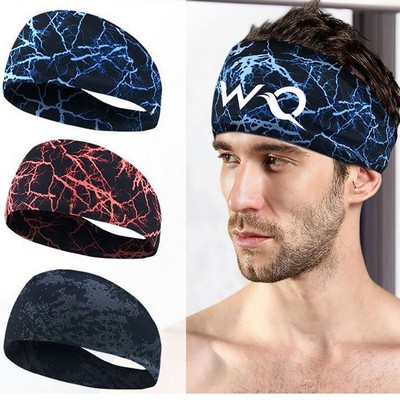 Men's Elastic Sport Headband Sweatband