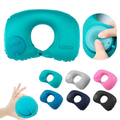 Portable Travel Inflatable U-Shaped Neck Pillow