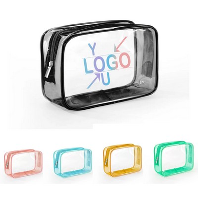 Transparent Vinyl Makeup Pouch