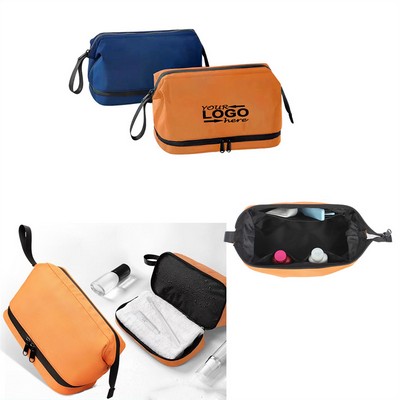 Double Layer Portable Wet & Dry Wash Bag