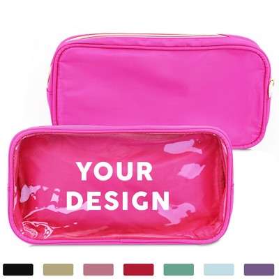 PVC Nylon Travel Cosmetic Bag
