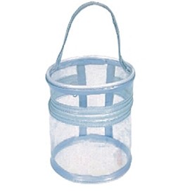 Round Clear Cosmetic Tote Bag