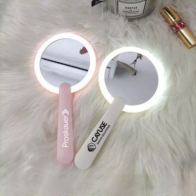 USB charging LED Mirror with Swivel Handle