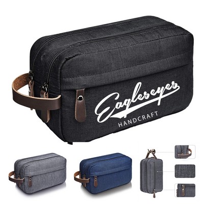 Waterproof Oxford Travel Toiletry Bag