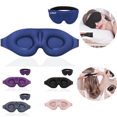 3D Side Sleeper Sleep Mask Blocks All Light Travel Essential