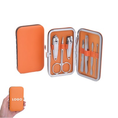 7 Piece Manicure Nail Clippers Travel Kit