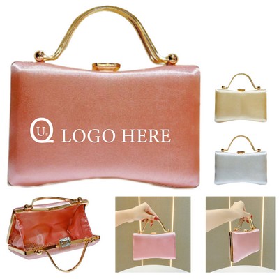 Understated Polyester Evening Clutch Bag