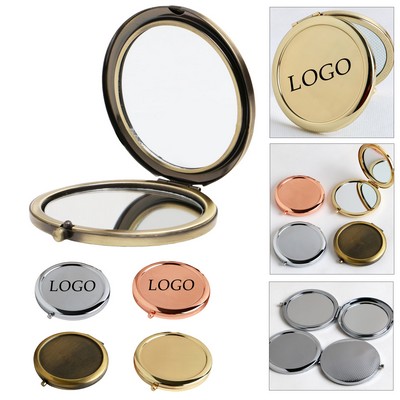 Metal Double Sided Makeup Mirror