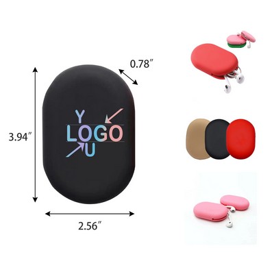 Silicone Earbud Travel Pouch