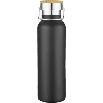 Endura 20 oz Black Stainless Steel Bottle