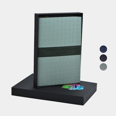 TiTUS® Sahara PU Leather A5 Business Notebook with Gift Box