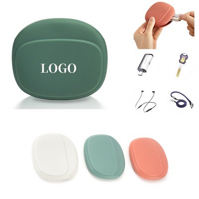 Portable Silicone Earphone Organizer