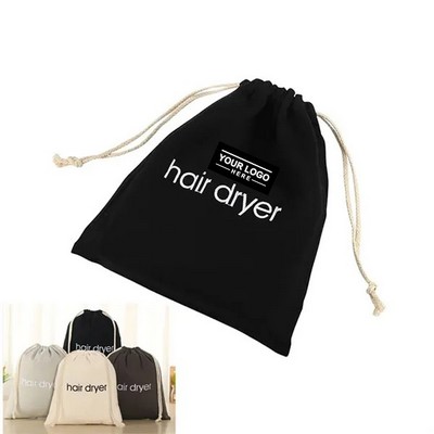 Drawstring Storage Bag for Hair Dryer and Accessories
