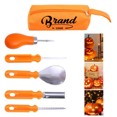 5 Pieces Pumpkin Carving Set